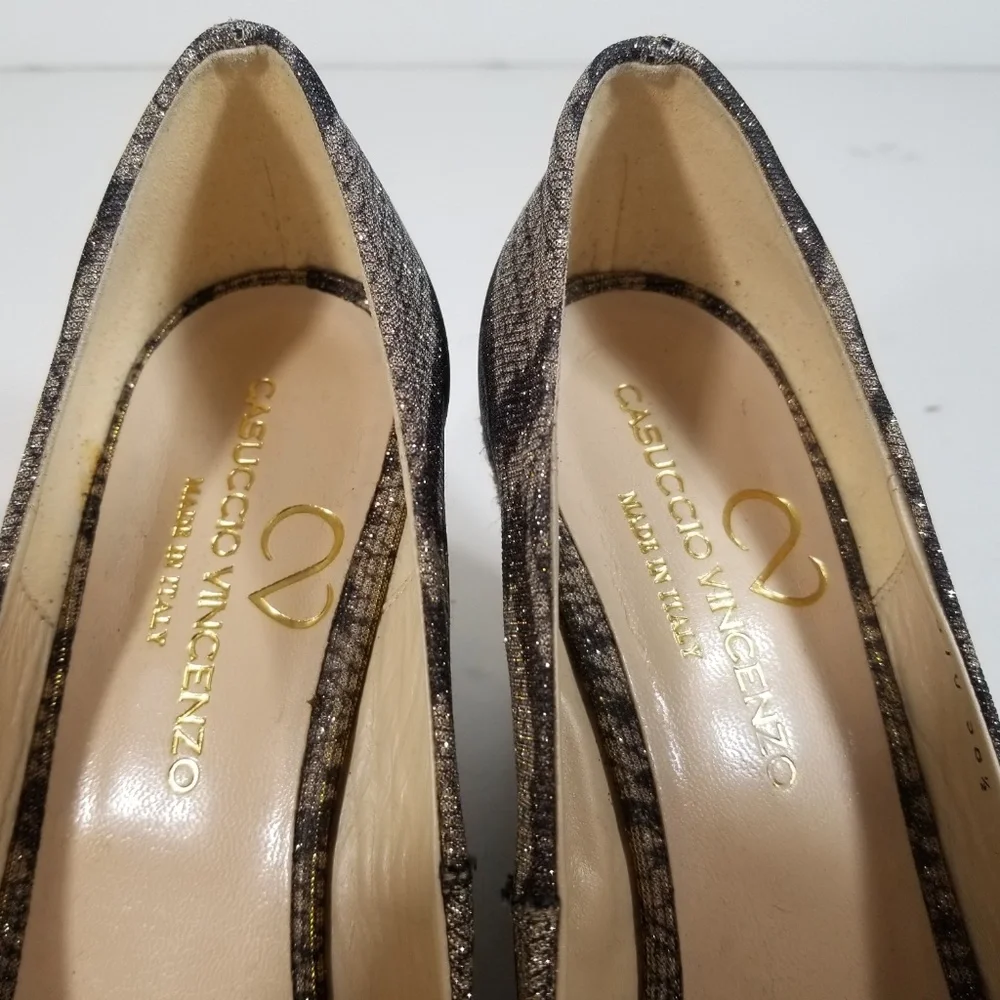 Casuccio Vincenzo Women Espadrille Wedges 38.5